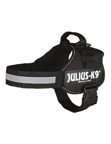 Harnais Power Julius-K9 - 2 - L-XL : 71-96 cm-50 mm - Noir - Pour chien