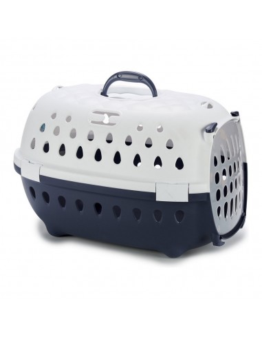 Cage de Transport Bleu Plastique Blue marine (50 x 34 x 34 cm)