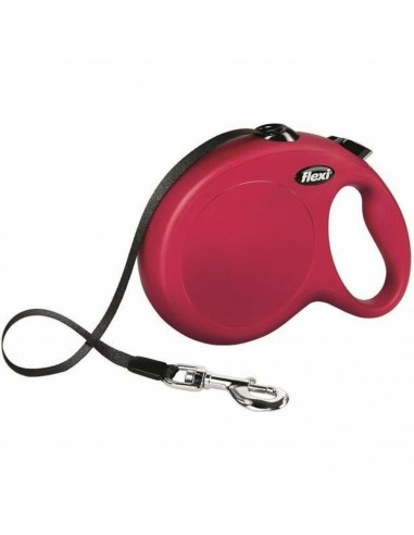 Laisse pour Chien Flexi New Classic 8m Rouge Taille L