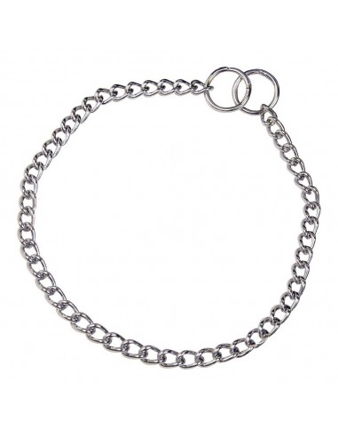 Collier pour Chien Hs Sprenger Argenté 2,5 mm Maillons Torsadé (50 cm)