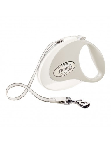 Laisse pour Chien Flexi Style 5 m Taille M Blanc