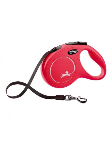 Laisse pour Chien Flexi NEW CLASSIC 3m Rouge Taille XS