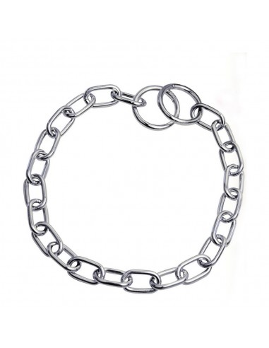 Collier pour Chien Hs Sprenger Argenté 3,4 mm Maillons Court (65 cm)