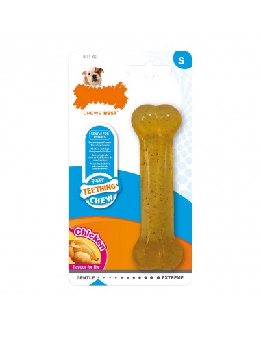 Jouet pour chien Nylabone Taille M Poulet Thermoplastique Chiots