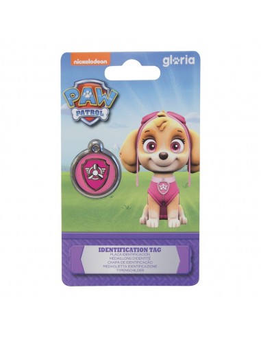 Plaque d'identification pour collier The Paw Patrol Skye Taille M