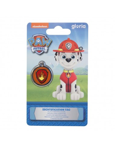 Plaque d'identification pour collier The Paw Patrol Marshall Taille M