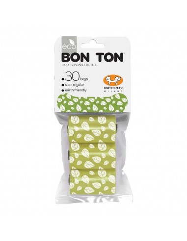 Sacs d'hygiène United Pets Bon Ton Nano Chien Vert (3 x 10 uds)