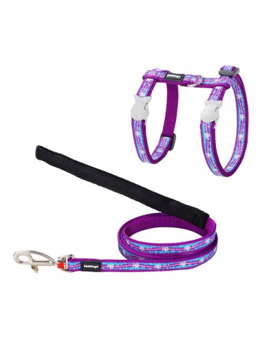 Harnais pour chat TicWatch Style Violet Bleu Licorne Sangle