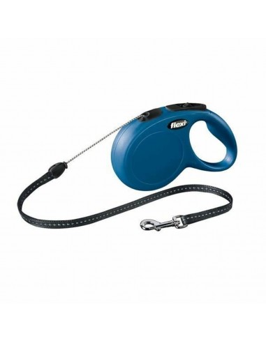 Laisse pour Chien Flexi New Classic 5 m Bleu Taille S