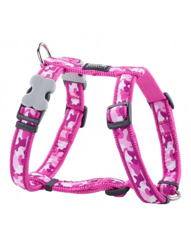 Harnais pour Chien Red Dingo Style Fuchsia Camouflage 25-39 cm