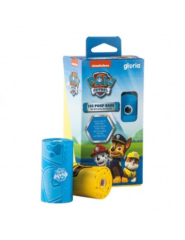 Sacs d'hygiène The Paw Patrol 22,8 x 33 cm Chien Bleu (8 x 20 uds)