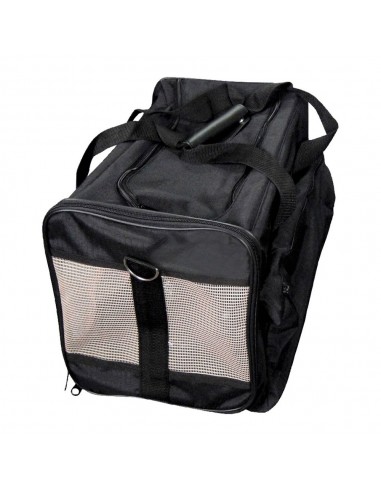 Sac en bandoulière pour animaux de compagnie Gloria Trip Noir Pliable (52 x 30 x 30 cm)