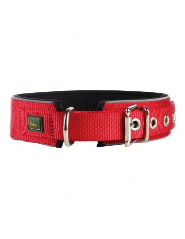 Collier pour Chien Hunter Neoprene Reflect Rouge (49-56 cm)