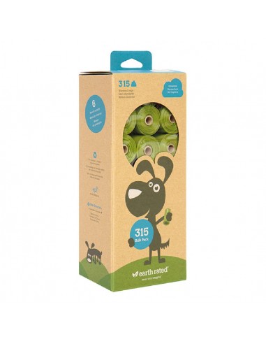 Distributeur de Sacs pour Animaux Domestiques Earth Rated 315 Sacs