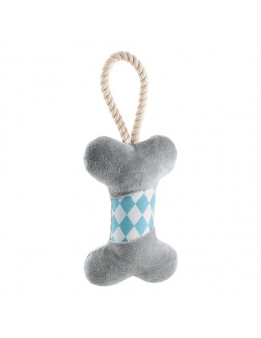 Jouet pour chien en peluche Hunter Salima Os Gris