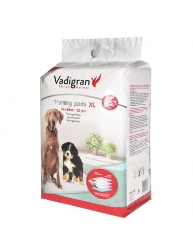 VADIGRAN Tapis éducateurs - 60 x 90 cm - 28 pieces - Pour chiens