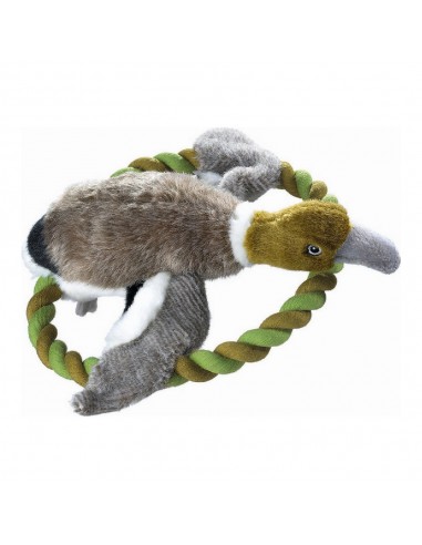 Jouet pour chien en peluche Hunter Wildlife Train Avec corde Canard (26 cm)