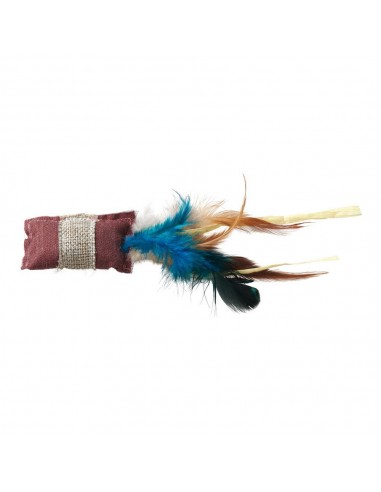 Jouet pour chats Hunter Kemi Plumes Herbe à chat (10 cm)