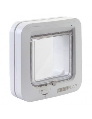 SUREFLAP Chatiere a puce électronique blanc